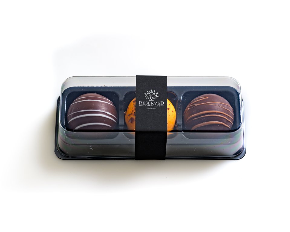 Reserved Chocolate - Tr�ffel-Romkulgler Mix - 3 stk