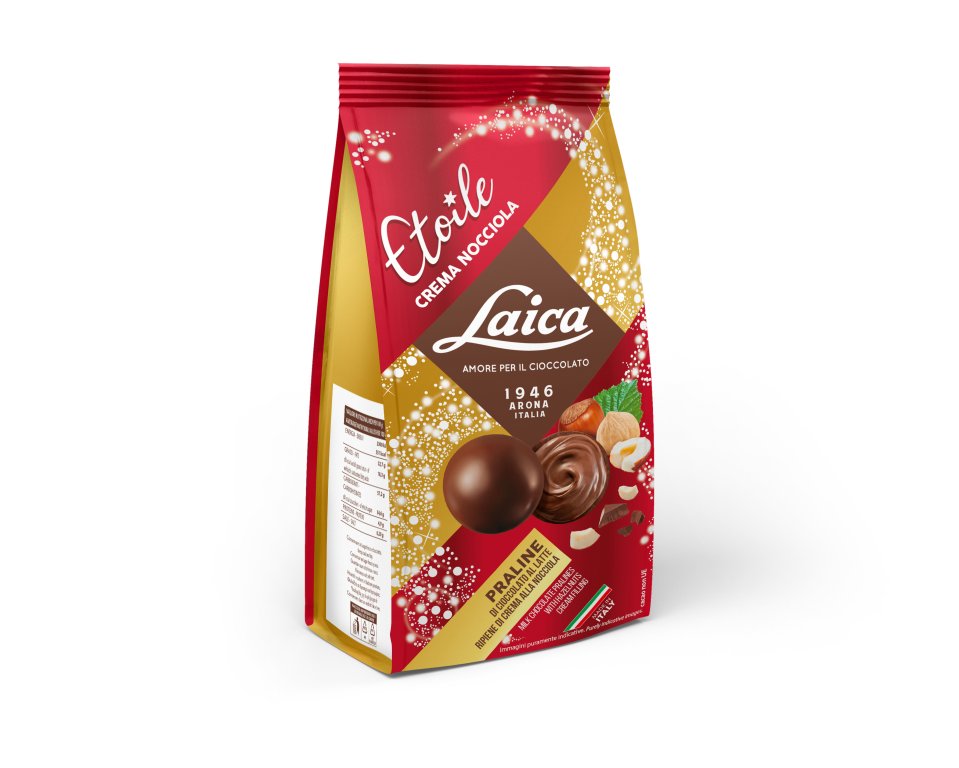 Pralines m. Hasselnddecreme