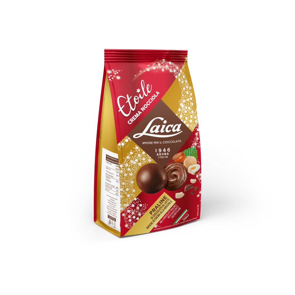 Pralines m. Hasselnddecreme