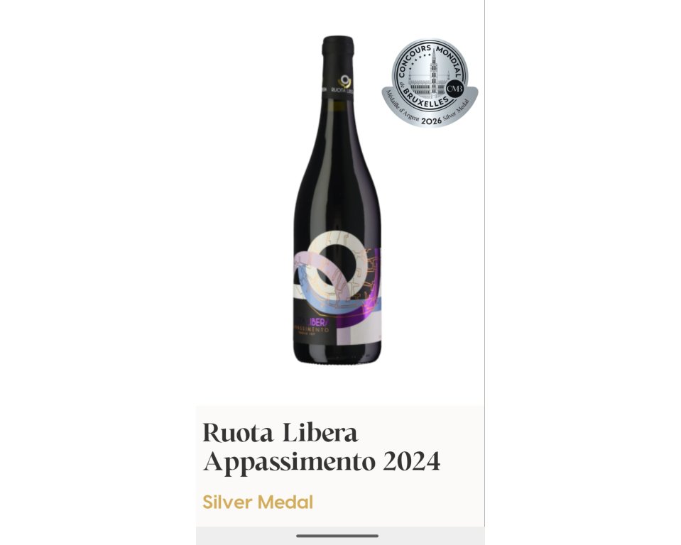Progetto Vino Ruota Libera Appassimento 2024