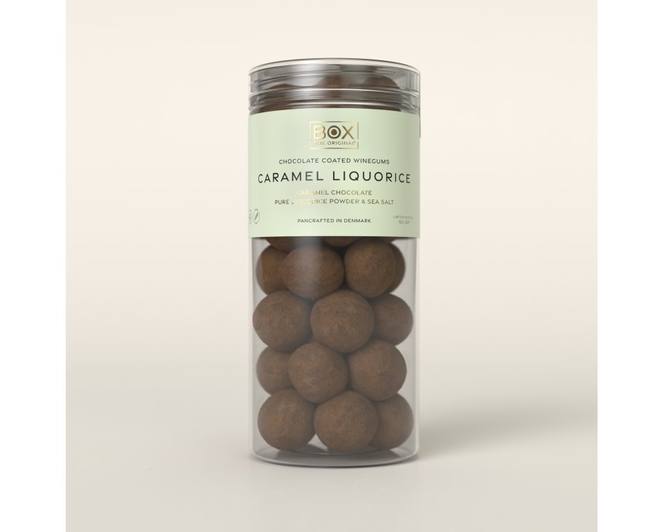 Vingummi m. Karamel-Lakrids Chokolade -Box the Original