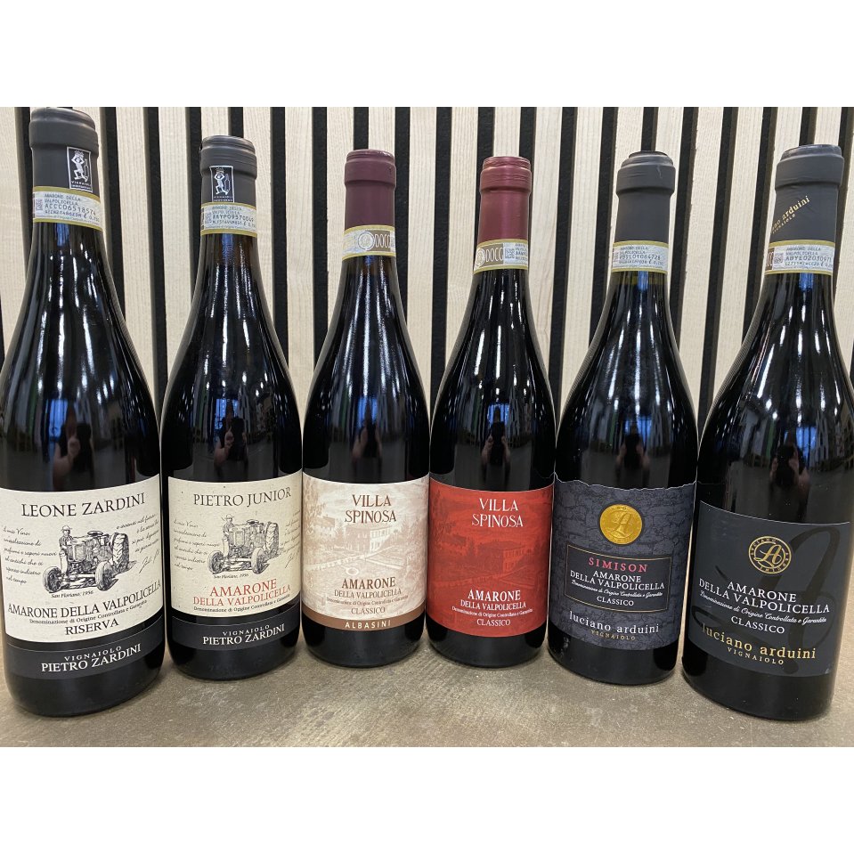 Amarone Luksus Smagekasse fra 3 leverandrer