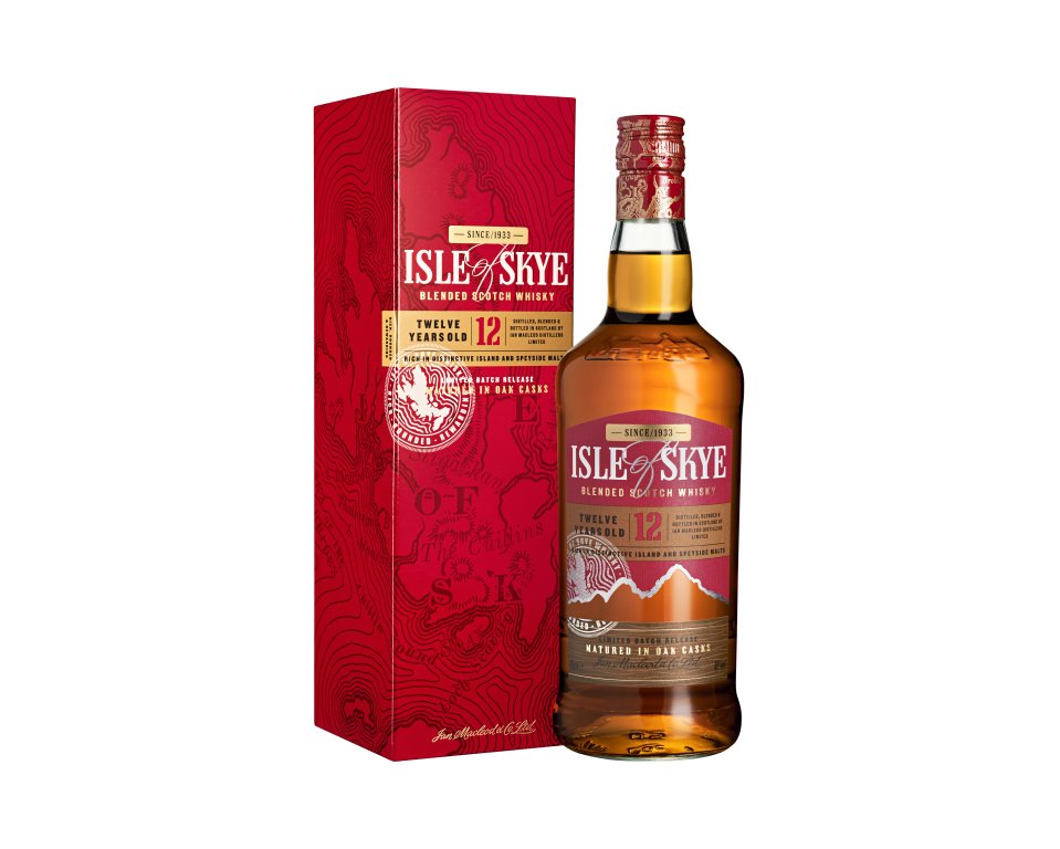 Ian Mcleod Isle of Skye 12 rs Blended Scoch Whisky 70 cl.  40%