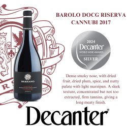  Bersano Barolo Riserva Cannubi 2017