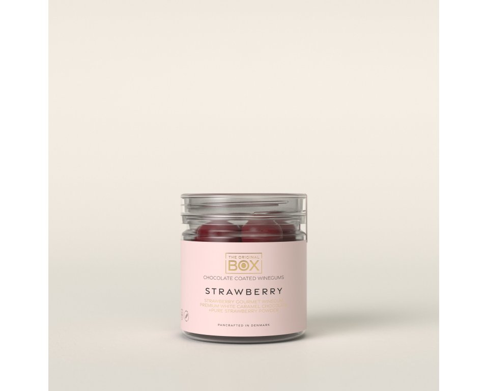Box The Original - Vingummi m. Karamel chokolade og Jordb�r