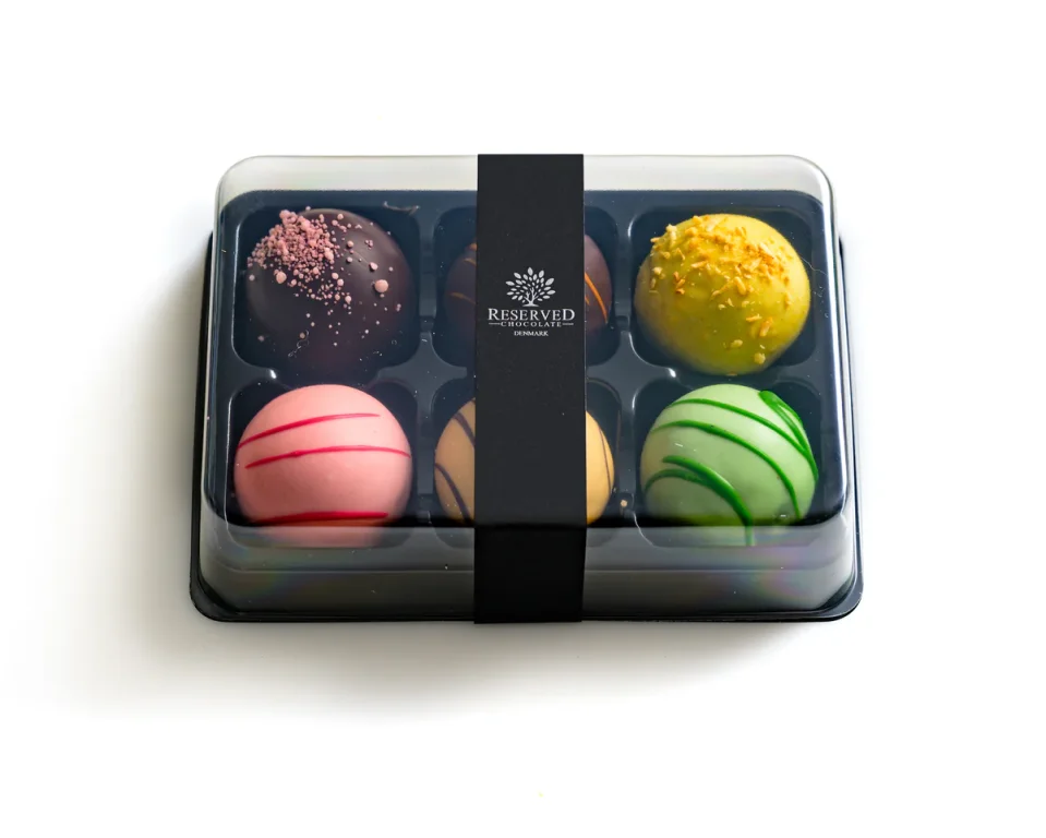 Reserved Chocolate - Trffel-Romkugler ske nr.1 - 6 stk