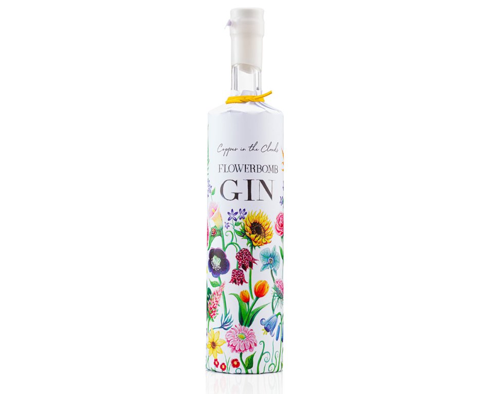 Copper in the Clouds Flowerbomb Gin 70 cl. 