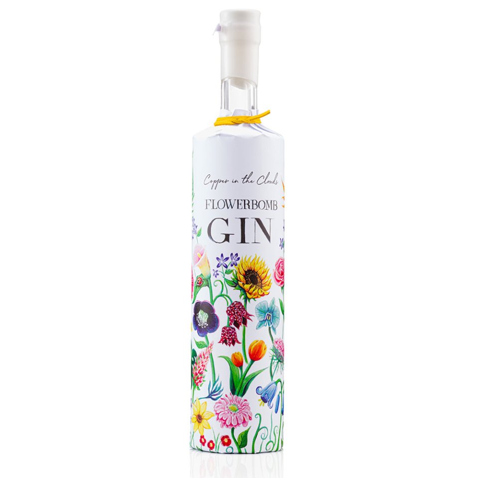 Copper in the Clouds Flowerbomb Gin 70 cl. 