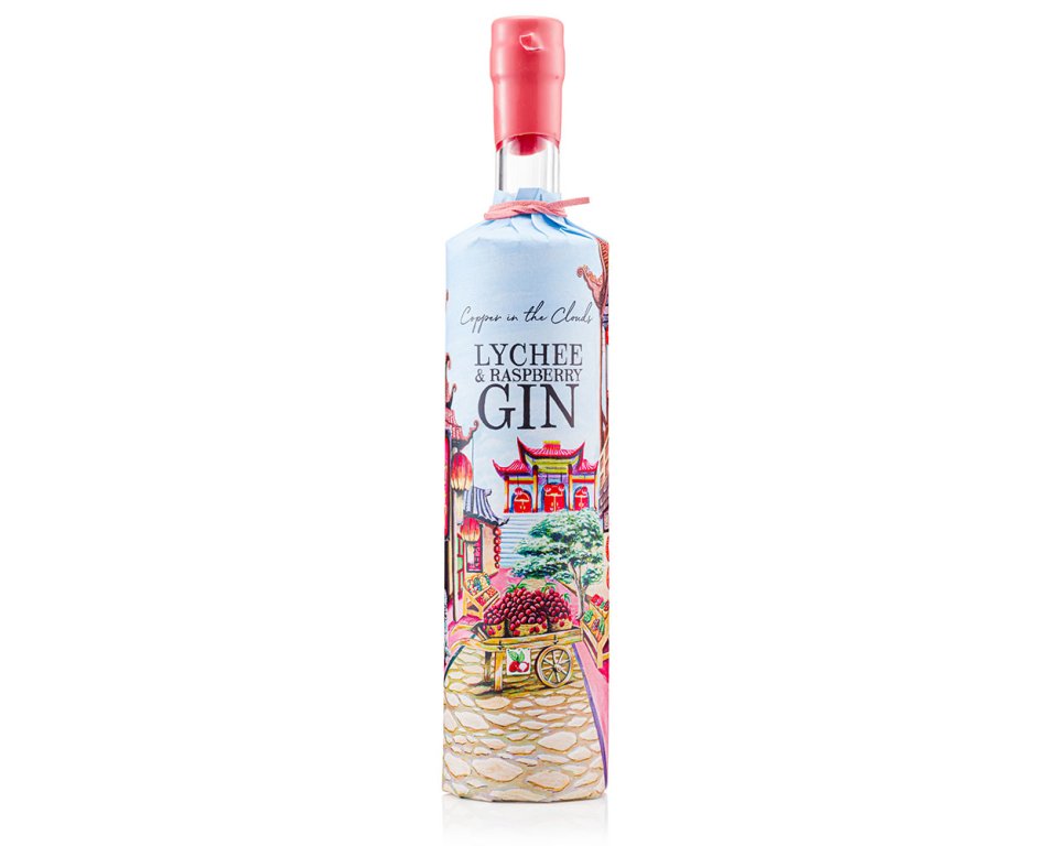 Copper in the Clouds Lychee &amp; Raspberry Gin 40%