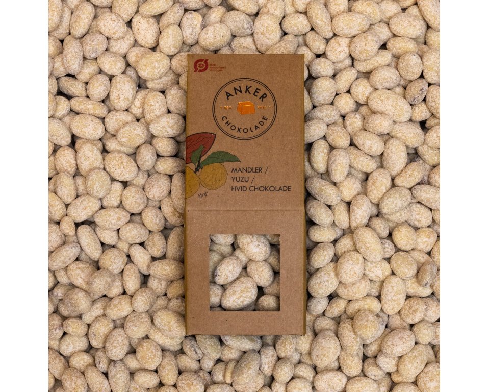 Anker Dragee - Mandler-Yuzu-Hvidchokolade