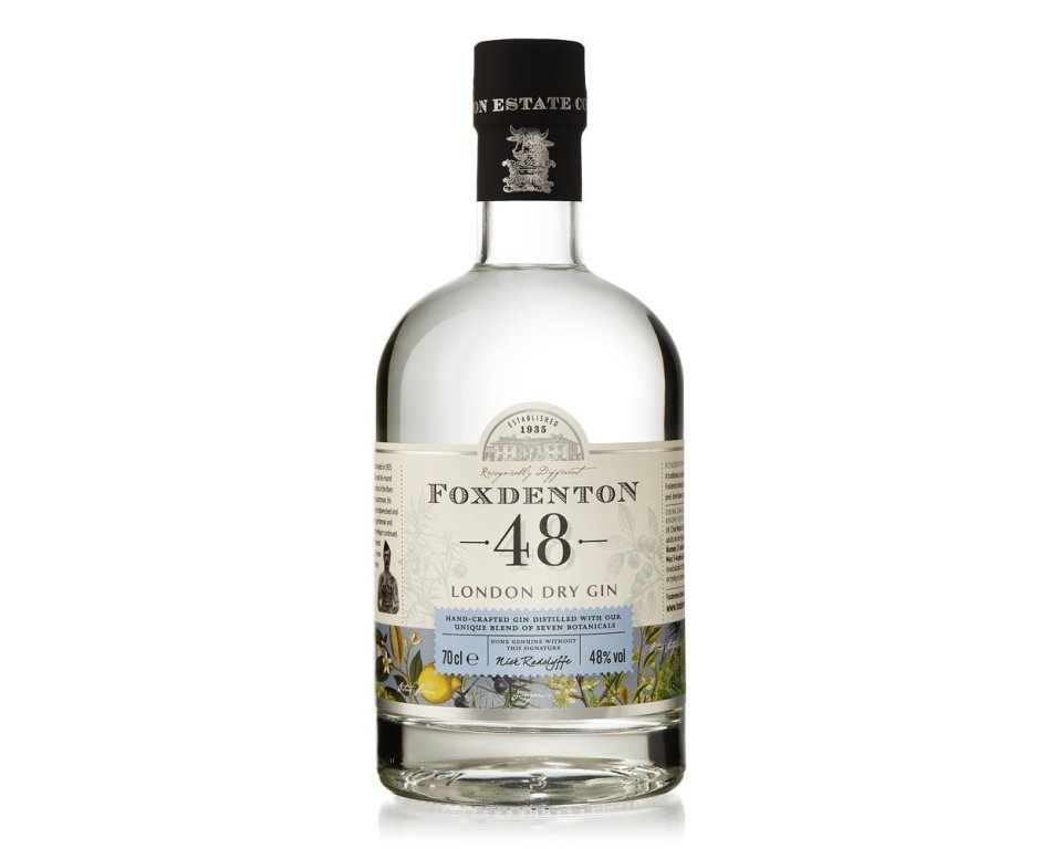 Foxdenton London dry gin 70 cl.  48%