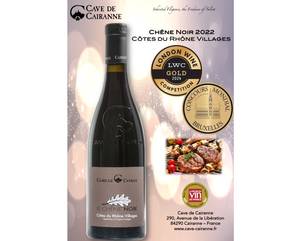 Camille Cayran Le Chne Noir Ctes-du-Rhne-Villages 2022