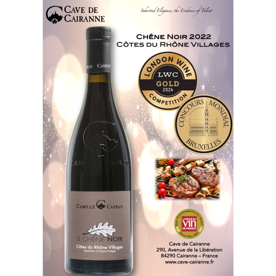 Camille Cayran Le Chne Noir Ctes-du-Rhne-Villages 2022