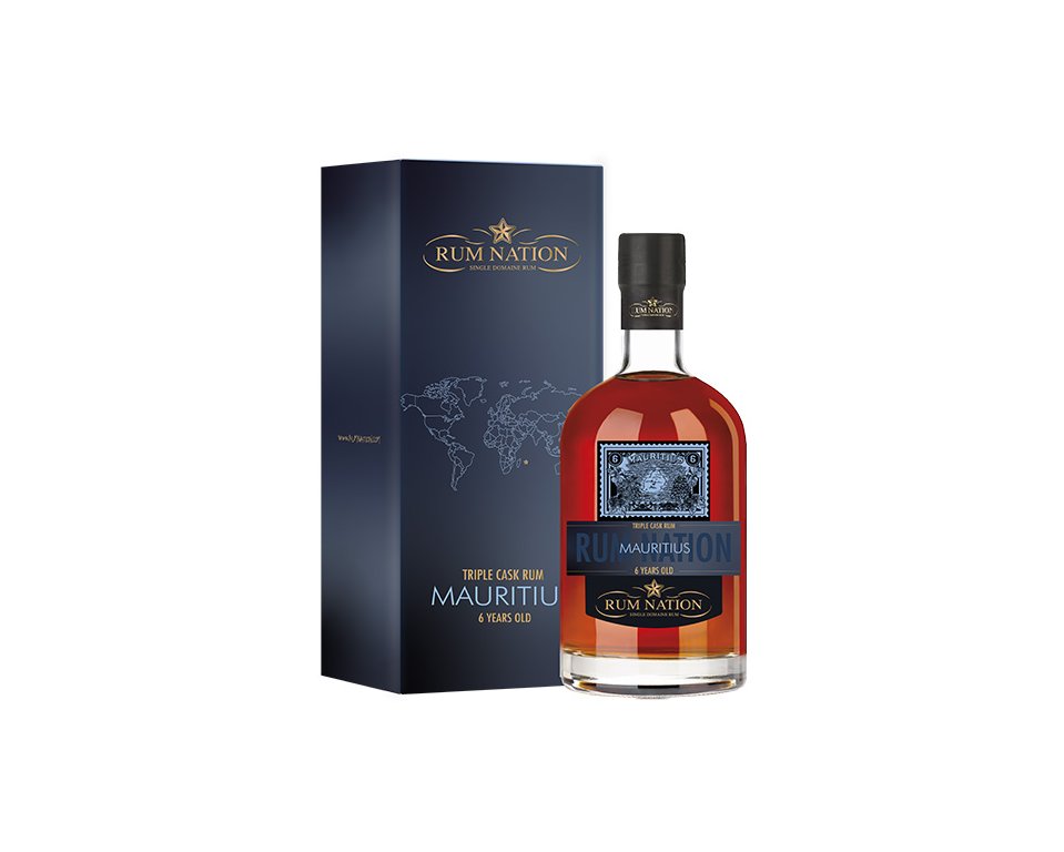  Rum Nation - Mauritius 6 �r Triple Cask Rum 70 cl. 43%
