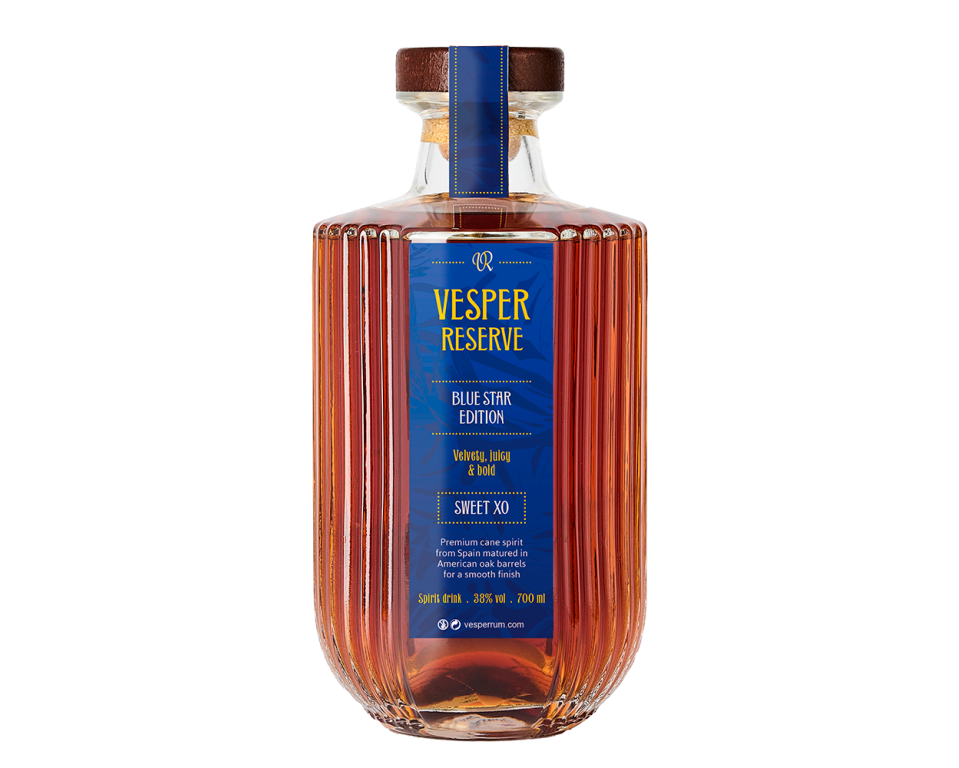 Vesper Rom Lik�r Blue Star Edition 70cl. 38%